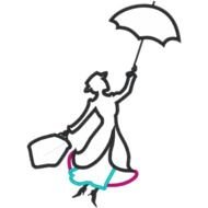 Mary Poppins Silhouette Practically Perfect In Every Way