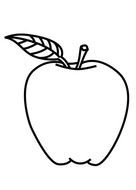 Fall Apples Coloring Pages drawing