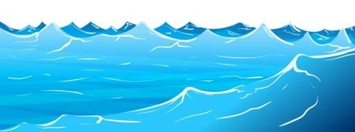 Ocean Water Background drawing