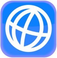 Blue Globe Icon At Clkercom Vector Online N2