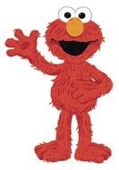 red Elmo drawing