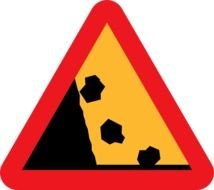 Road Sign Clip Art 109467 Falling Rocks Hightpng