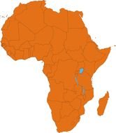 orange Africa map