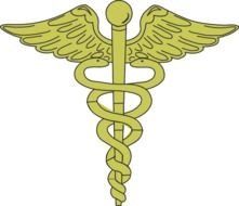 Gold Caduceus At Clkercom Vector Online Royalty N2