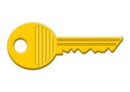 yellow Key drawing