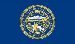 Flag of Nebraska state, drawing