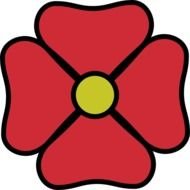 Sunflower Petals Red Flower Vector