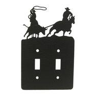 Team Roping in graphic representation