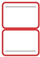 two red frames drawing