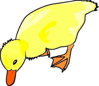 Chick Eating At Clkercom Vector Online Royalty