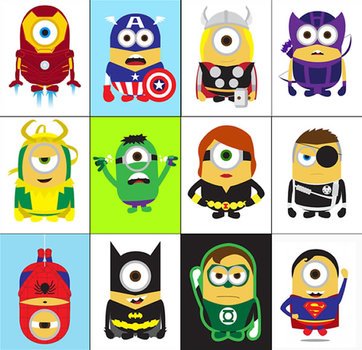 Minions Disfrazados De Super H&233roes Dime La Neta N2