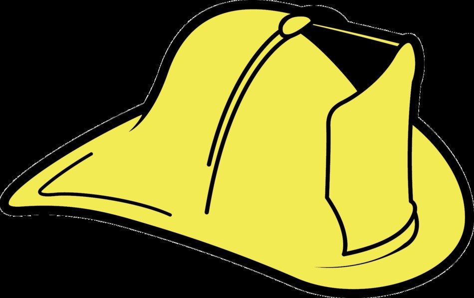 clipart of the fireman's hat