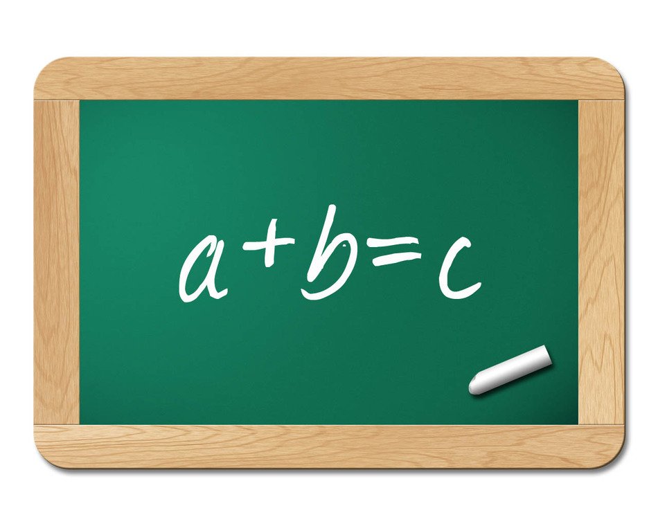 blackboard with chalk as a picture for clipart