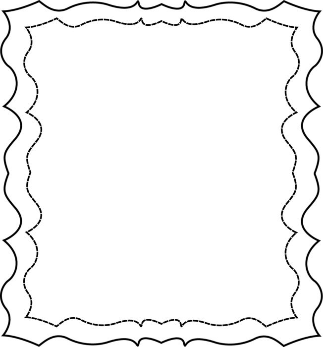 Page Squiggly Frame drawing