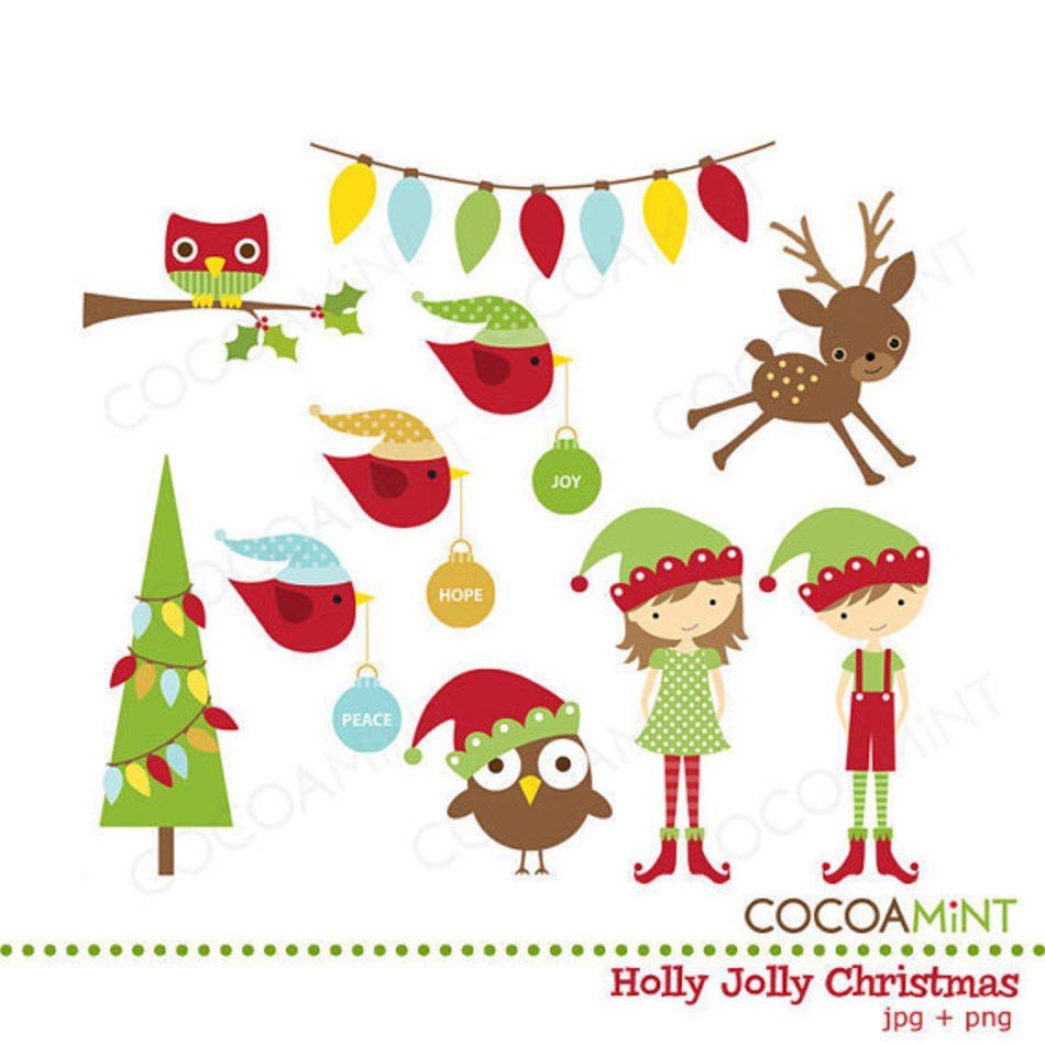 Items Similar To Holly Jolly Christmas On Etsy free image download