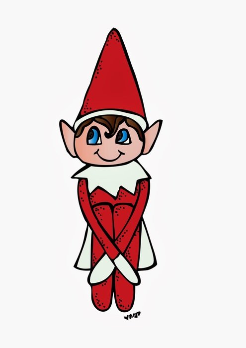clipart of the cute elf