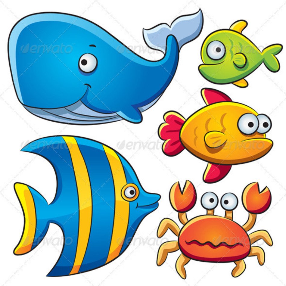 Vector Graphicriver Sea Fish Collection 1442146 &187 Ugraphicnet