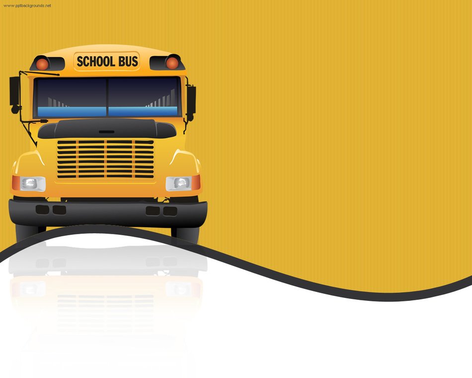school bus on the hill