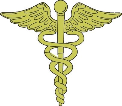Gold Caduceus At Clkercom Vector Online Royalty N2