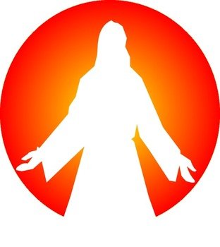 Jesus Christ With Sun drawing