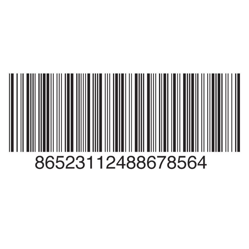 Drawn black and white barcode free image download