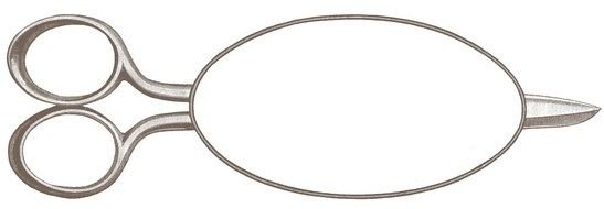 Sewing Scissor drawing