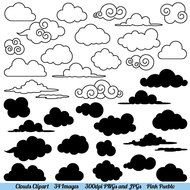 Clouds Cloud Silhouettes