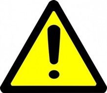 Yellow And Black Warning Vector Free Download