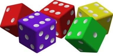 illustration of the colorful cubes