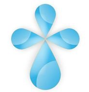 clipart of the blue water drops