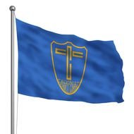 flag of calvinist Cadet corpus, render