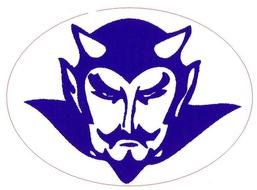 Clipart of Blue Devil Logo