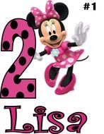 Birthday Minnie Mouse Baby drawing