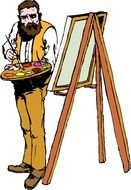 Artist Painting drawing