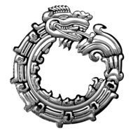 Aztec Serpent Quetzalcoatl 3d Silver By Captain7 Redbubble