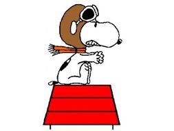 Cartoon Snoopy as a clipart