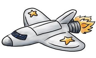 clipart of the flying aircraft