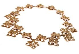 leaf pendant necklace