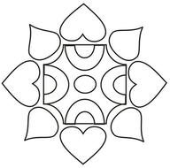 Free Printable Greeting Cards Diwali Rangoli And