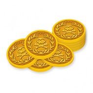 Jake &amp; The Neverland Pirates Gold Coins In A Net Bag Party Supplies