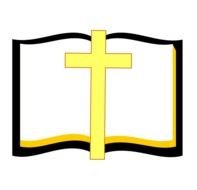 Christian Crosss and book drawing