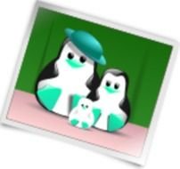Penguin Family Vector