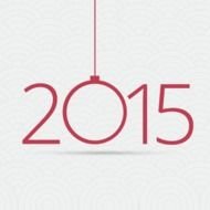Simple Fondo Con Logo Del A&amp;241o 2015