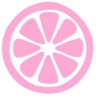 Half Lemon Slice Pink