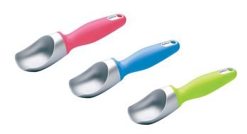 multi-colored spoons for ice cream as a picture for a clipart