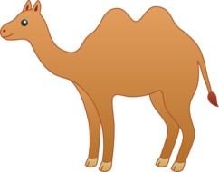 Clip art of camel