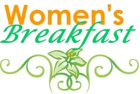 inscription "women's breakfast" for clipart