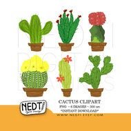 Cactus Set Png Commercial And Personal Use Doodle Drawing