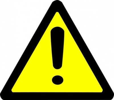 Yellow And Black Warning Vector Free Download