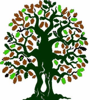 Angel Oak Tree Black And White Picture Pin